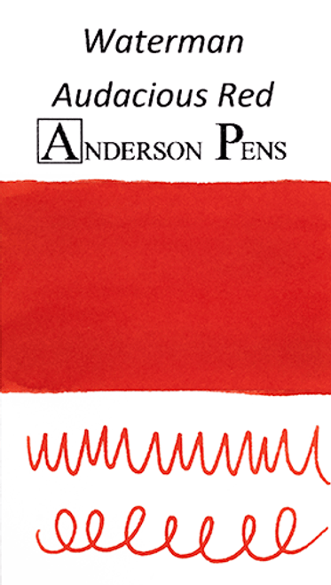 Waterman Audacious Red Ink Sample (3ml Vial)