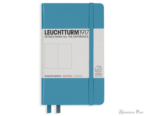 Leuchtturm1917 Notebook - A6, Dot Grid - Nordic Blue