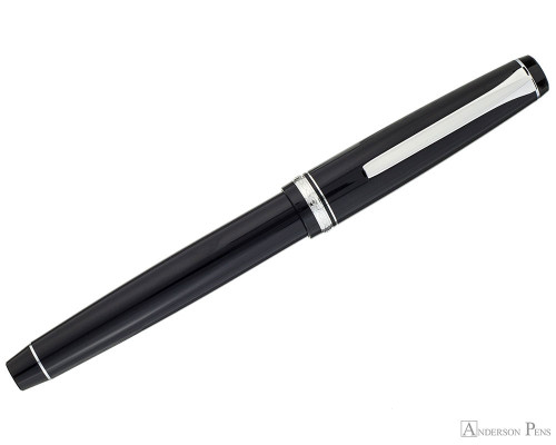 Pilot Falcon Fountain Pen - Black with Rhodium Trim