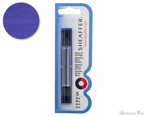 Sheaffer Blue Ink Cartridges (5 Pack)