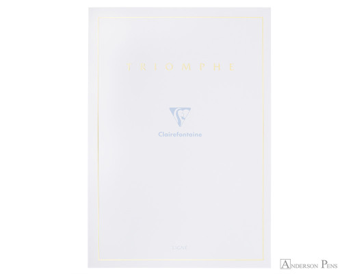 Clairefontaine Triomphe Tablet - A4, Lined - White