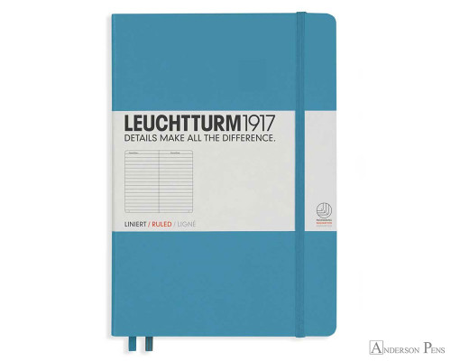 Leuchtturm1917 Notebook - A5, Lined - Nordic Blue