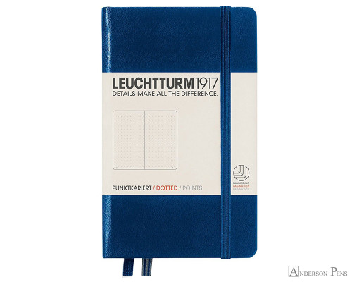 Leuchtturm1917 Notebook - A6, Dot Grid - Navy