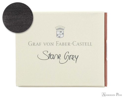 Graf von Faber-Castell Stone Grey Ink Cartridges (6 Pack)