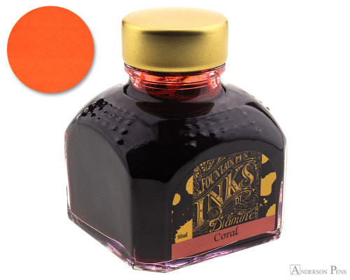 Diamine Coral Ink (80ml Bottle)