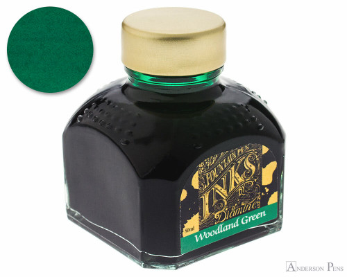 Diamine Woodland Green Ink (80ml Bottle)