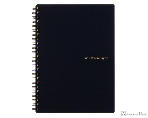 Maruman Mnemosyne N195A Notebook - A5, Lined - Black