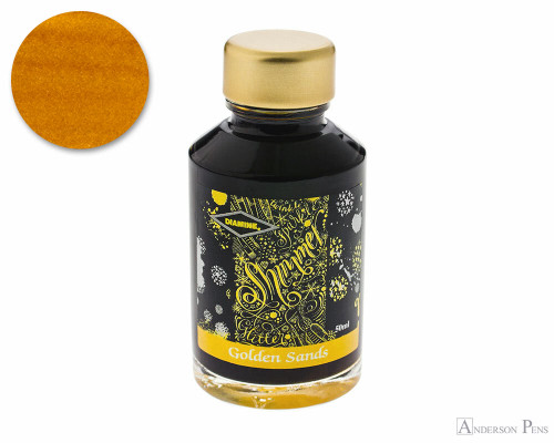 Diamine Shimmertastic Golden Sands Ink (50ml Bottle)