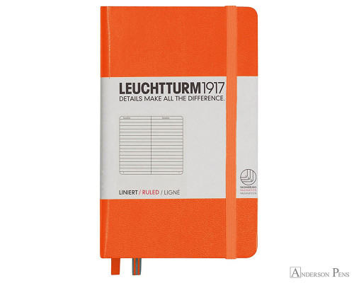 Leuchtturm1917 Notebook - A6, Lined - Orange