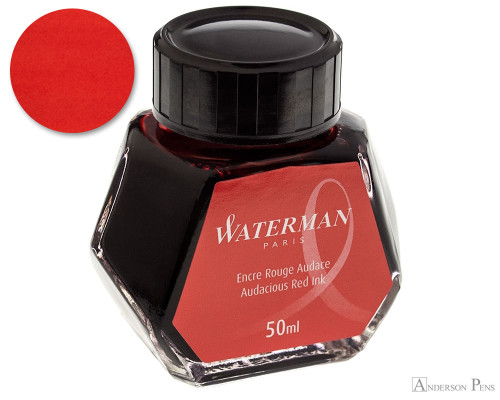 Waterman Audacious Red Ink (50ml Bottle)