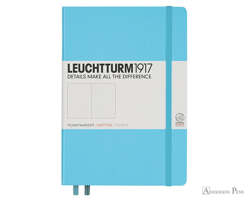 Leuchtturm1917 Notebook - A5, Dot Grid - Ice Blue