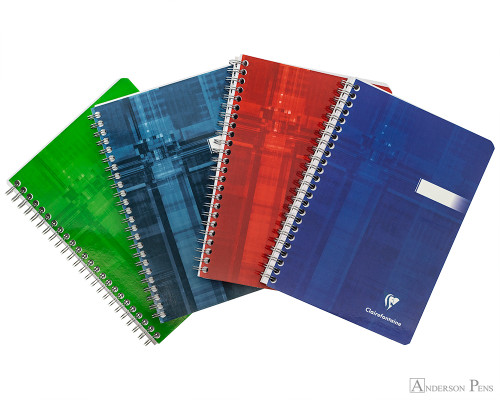 Clairefontaine Classic Wirebound Notebook - A5, Lined - Assorted