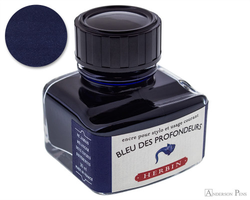 J. Herbin Bleu des Profondeurs Ink (30ml Bottle)