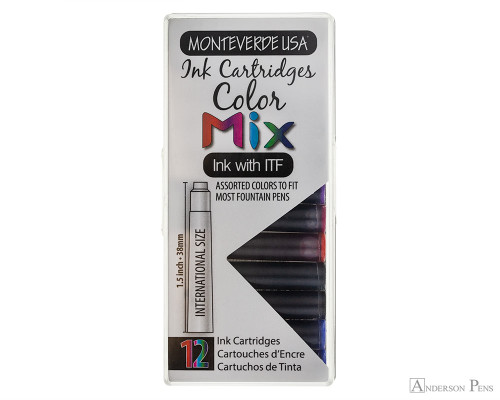 Monteverde Mix Pack Ink Cartridges (12 Pack)