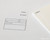 Midori MD Cotton Notepad - F0, Blank - White - Sticker Detail