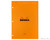 Rhodia No. 18 Staplebound Three Holed Notepad - A4, Lined - Orange