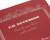 APICA Premium CD Notebook - B5, Graph - Red - Imprint 1