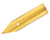 C. Howard Hunt No. 745 Gold Plated Steel Pen Nib