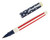 Parker Big Red Ballpoint Pen - Stars and Stripes - Open