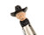 Parker Parkette Ballpoint Pen - Hopalong Cassidy - Closeup