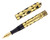 Waterman 0552-1/2V Fountain Pen - Basket Weave Overlay, 14kt Fine Nib - Open