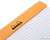 Rhodia No. 16 Staplebound Notepad - A5, Graph - Orange perforations