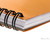 Rhodia No. 16 Wirebound Notepad - A5, Dot Grid - Orange binding detail