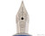 Kaweco AL Sport Fountain Pen - Stonewashed Blue - Nib Closeup