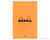 Rhodia No. 14 Staplebound Notepad - 4.375 x 6.375, Lined - Orange