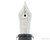 Sailor Professional Gear Slim Fountain Pen - Transparent with Rhodium Trim - Nib Closeup