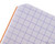 Rhodia Staplebound Notebook - 3 x 4.75, Graph - Orange graph