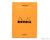 Rhodia No. 10 Staplebound Notepad - 2 x 3, Lined - Orange