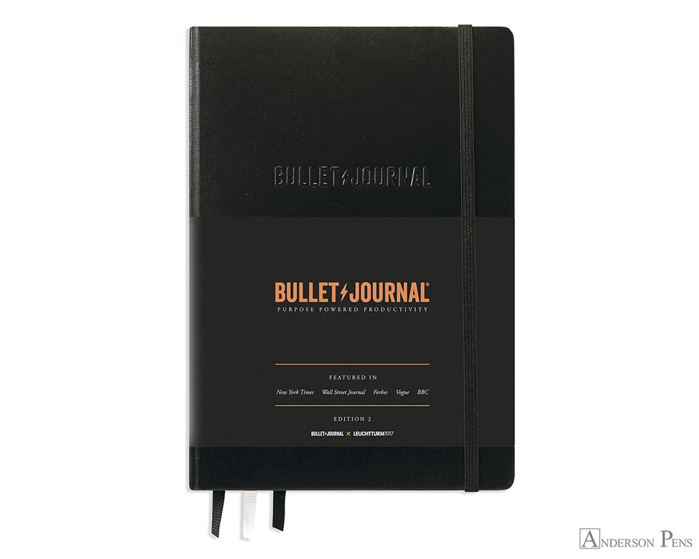 Leuchtturm1917 Bullet Journal Notebook - Black (Edition 2) - The