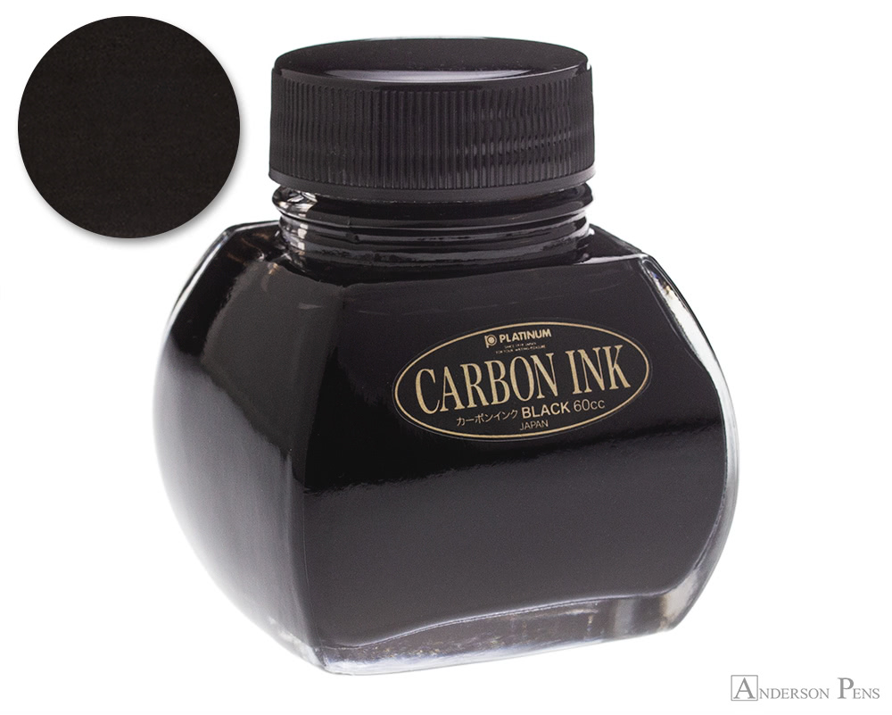 Platinum Carbon Black  Carbon black, Fountain pen ink, Ink wash