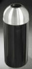 Glaro T1230 Mount Everest Open Dome Top Trash Can, 12 x 30, 8 Gallon Capacity