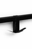 Magnuson Mobile Folding Mega Rak MR-611K - Rolling Coat Rack with Hooks - 72" Wide / 120 Coat Capacity