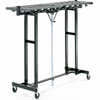 Magnuson Mobile Folding Mega Rak MR-801K - Rolling Coat Rack with Hooks - 97" Wide / 144 Coat Capacity