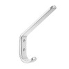Magnuson K-21S Aluminum Double Prong Coat Hook - Silver Anodized Finish