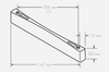 Technical Drawing for Schwinn Z114 Pull, Polished Chrome (UPC 4000913522022)