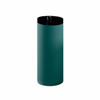 Peter Pepper 282 Steel Wastebasket with Black Top Ring- 10" Diameter x 24" Tall - 17 Color Options
