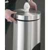 Glaro F1029-S-WH Antibacterial Wipe Dispenser -Combination Floor Standing Unit with Side Opening for Trash plus Silk Screen Message - White Finish Glaro F1029-S-WH Antibacterial Wipe Dispenser -Combination Floor Standing Unit with Side Opening for Trash plus Silk Screen Message - White Finish