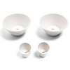 Magnuson Bambu-08 Plastic Coat Knob - Grey or Grey White Finish 