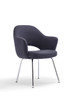 Woodstock Melanie Arm Side Chair - Charcoal Fabric