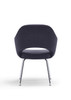Woodstock Melanie Arm Side Chair - Charcoal Fabric
