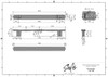 Salo 1147-160-PC - Visturo Designs Impressions - 160mm Center-to-Center Pull in Polished Chrome Specification Sheet