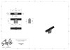 Salo 80-CBZ-MB - Visturo Designs Smooth and Knurled - Knurled Bar T-Knob in Copper Bronze/Matte Black Specification Sheet