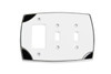 Salo 8090-Wbl - Verona Bronze Techno Aluminum - White with Black Double Toggle/Single Rocker