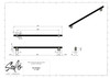 Salo 81-320-MB-MW - Visturo Designs Smooth and Knurled - Knurled Bar 320mm Center-to-Center Pull in Matte Black/Matte White Specification Sheet