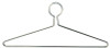 Steel Wire Coat Hanger Open Hook 151-700 - Chrome Plated