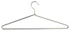 Steel Wire Coat Hanger Open Hook 151-700 - Chrome Plated
